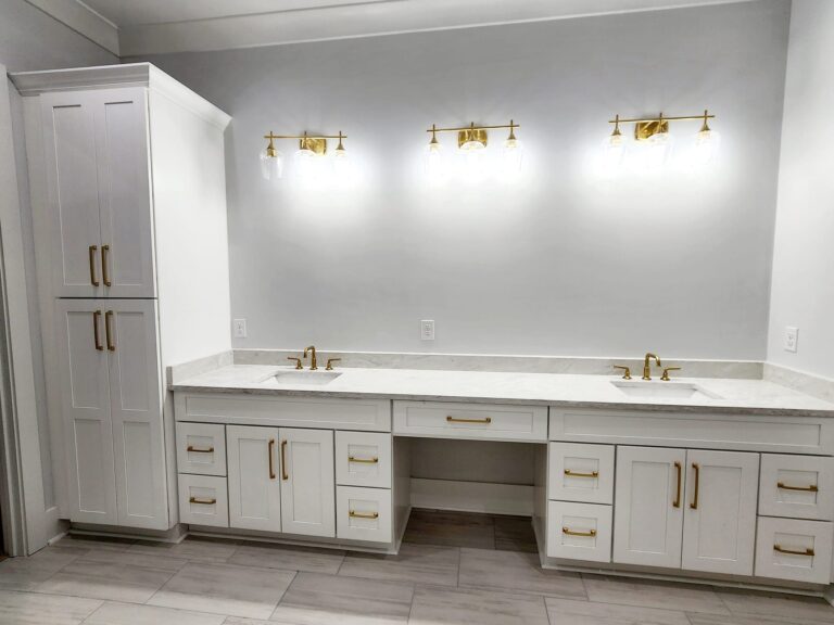 Master Bathroom with Double Vanity