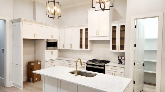 simple customized kitchen countertop design