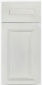 White Raise Panel Cabinets